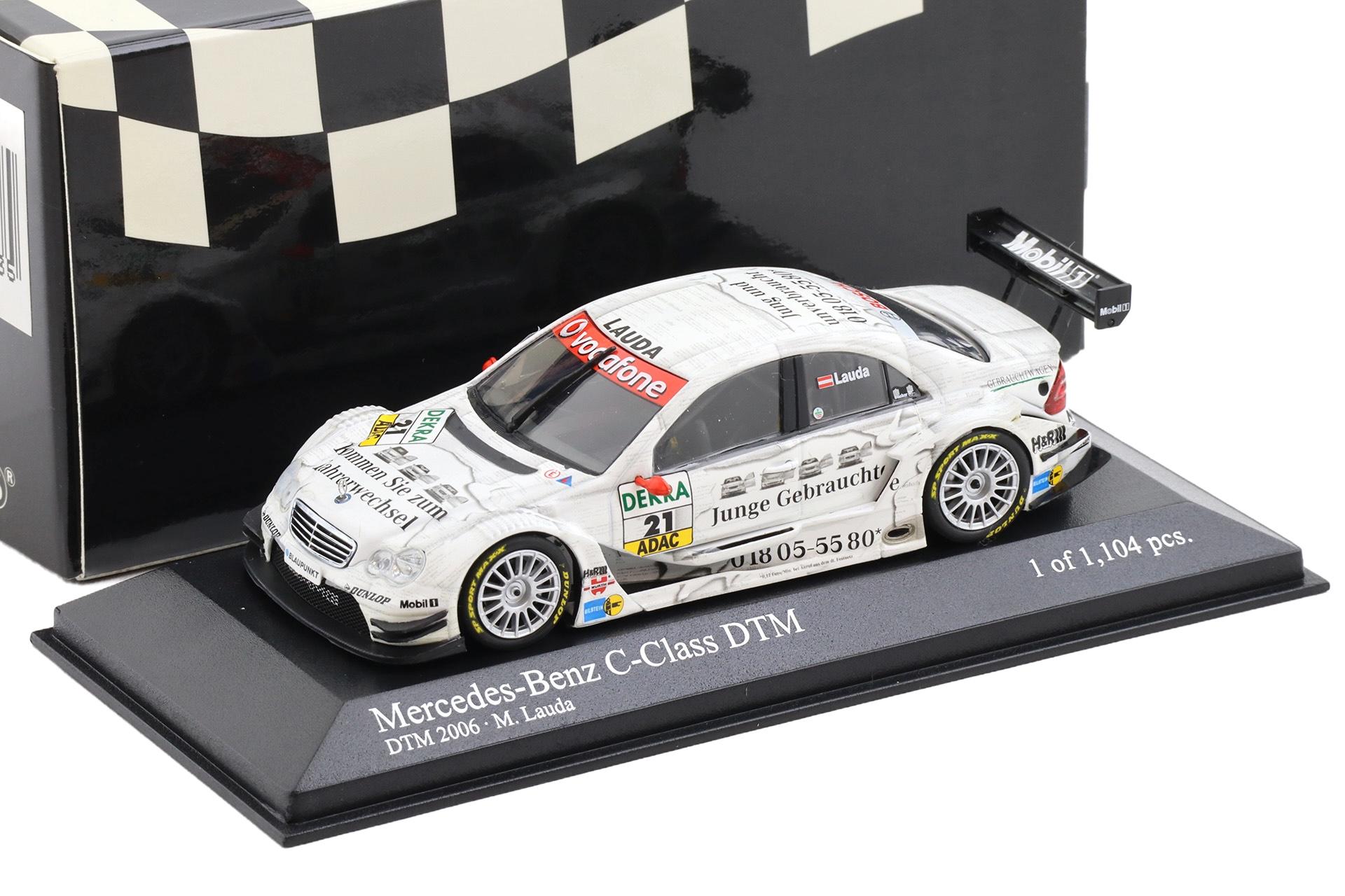 1:43 Minichamps Mercedes C-Class DTM 2006 Persson Motorsport M.Lauda #21