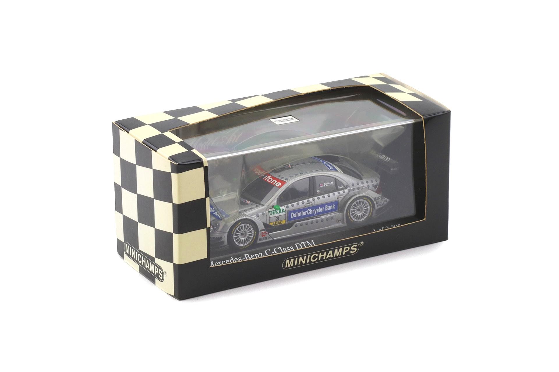 1:43 Minichamps Mercedes C-Class DTM 2005 Team AMG-Mercedes G.Paffett #3