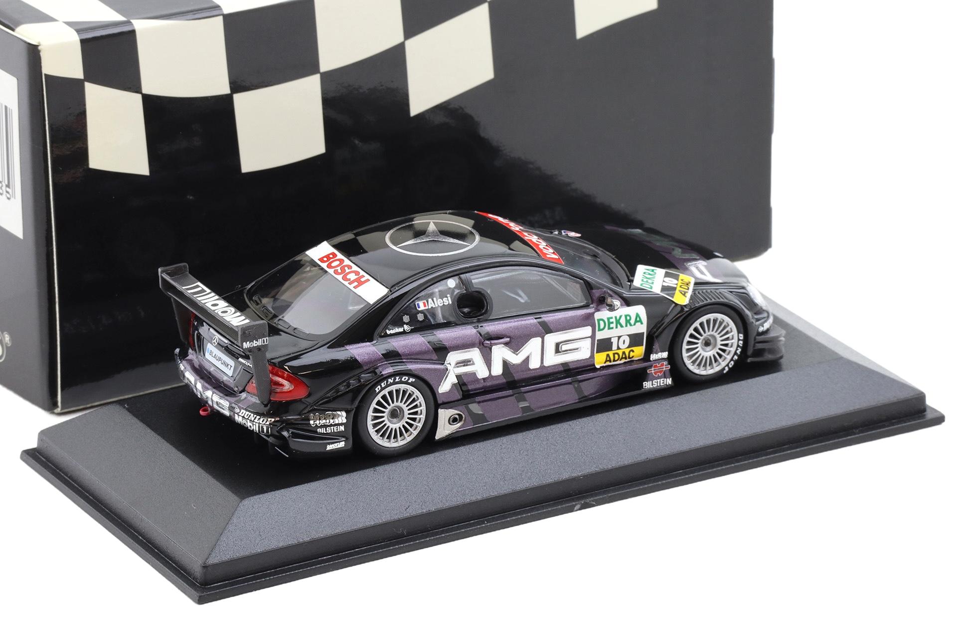 1:43 Minichamps Mercedes CLK Coupe DTM 2003 Team AMG J.Alesi AMG #10