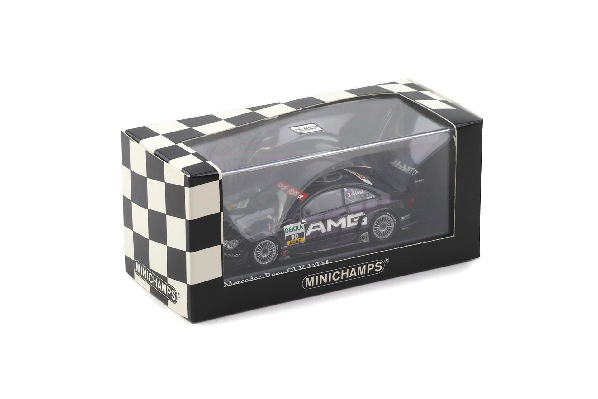 1:43 Minichamps Mercedes CLK Coupe DTM 2003 Team AMG J.Alesi AMG #10