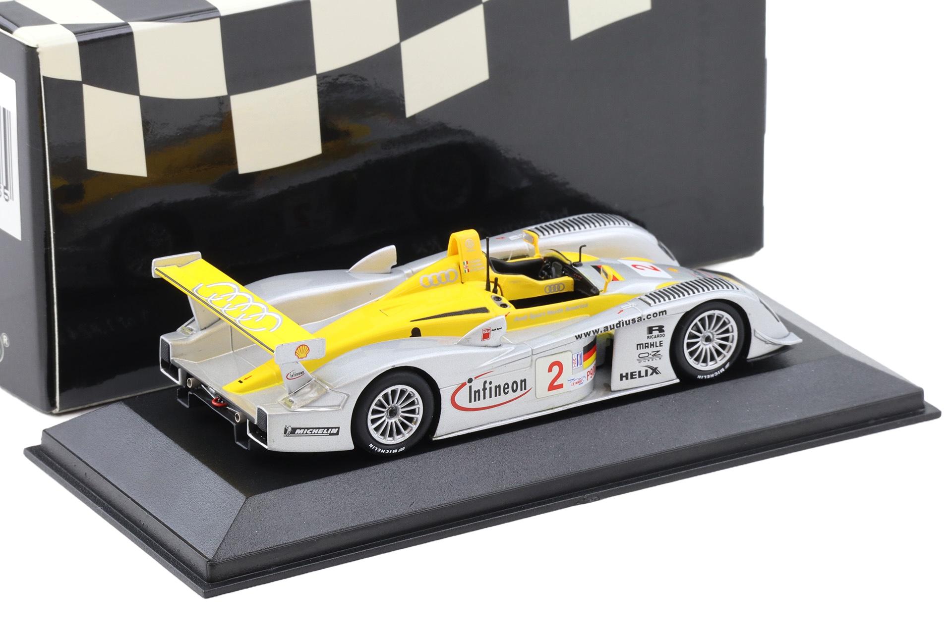 1:43 Minichamps Infineon Audi R8 Sebring 12 hrs. 2002 Winners Capello/Herbert/Pescatori #2