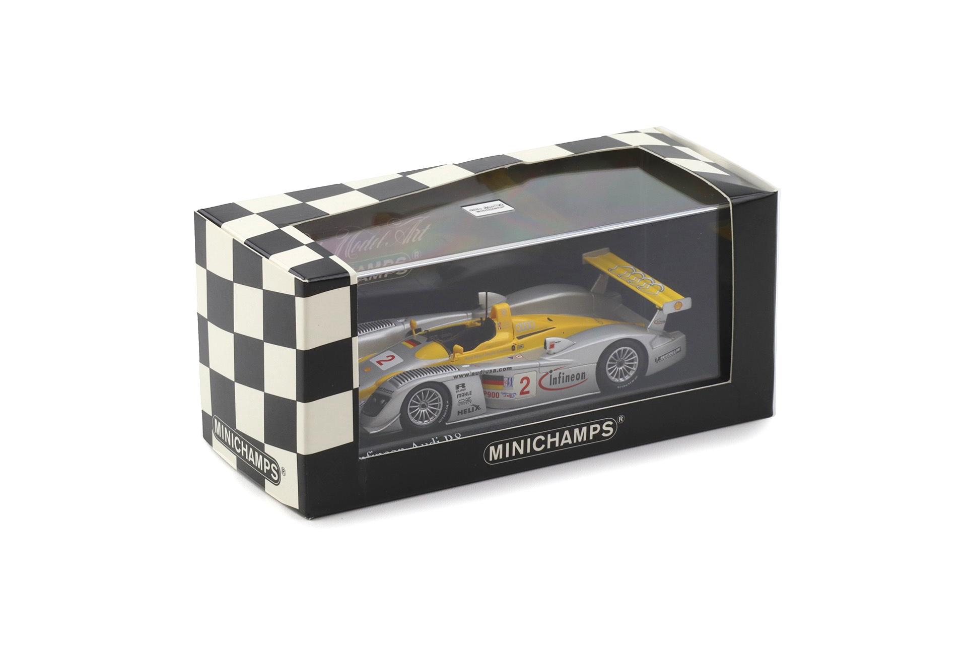 1:43 Minichamps Infineon Audi R8 Sebring 12 hrs. 2002 Winners Capello/Herbert/Pescatori #2