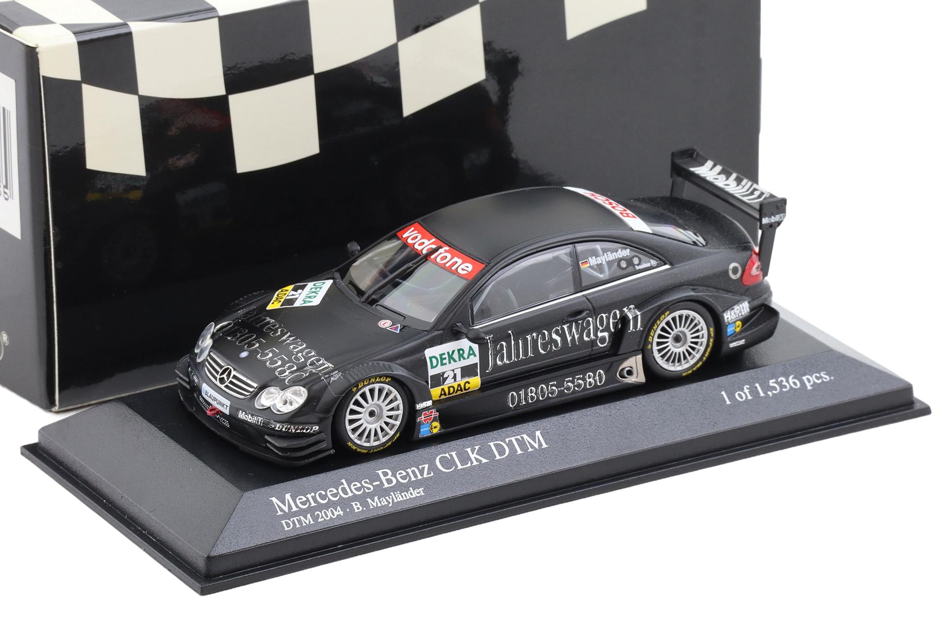 1:43 Minichamps Mercedes CLK DTM 2004 Team Rosberg Bernd Mayländer #21