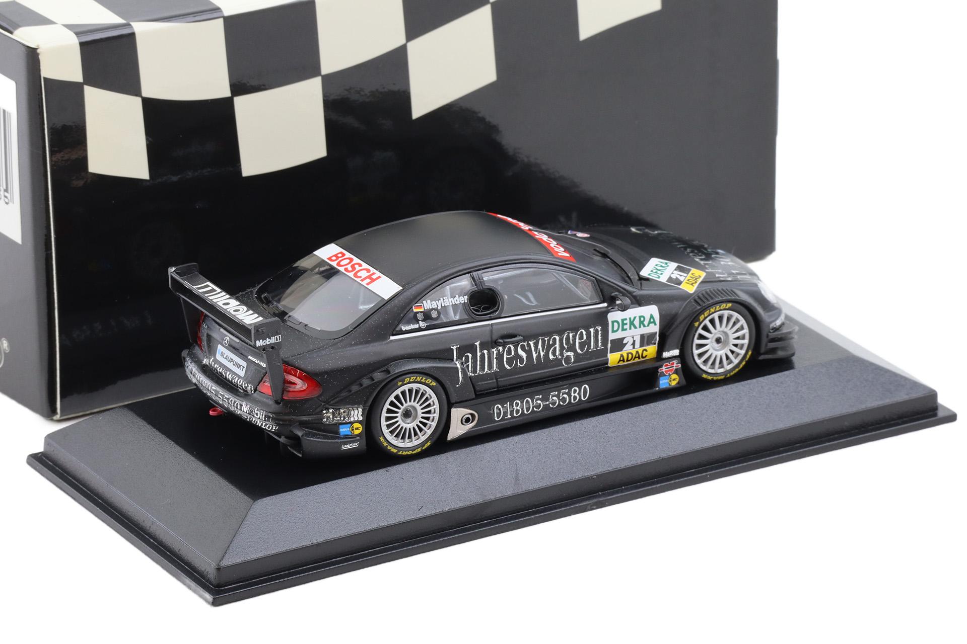 1:43 Minichamps Mercedes CLK DTM 2004 Team Rosberg Bernd Mayländer #21