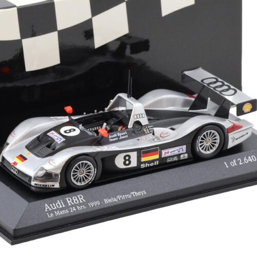 1:43 Minichamps Audi R8R 24h Le Mans 1999 Biela/Pirro/Theys #8