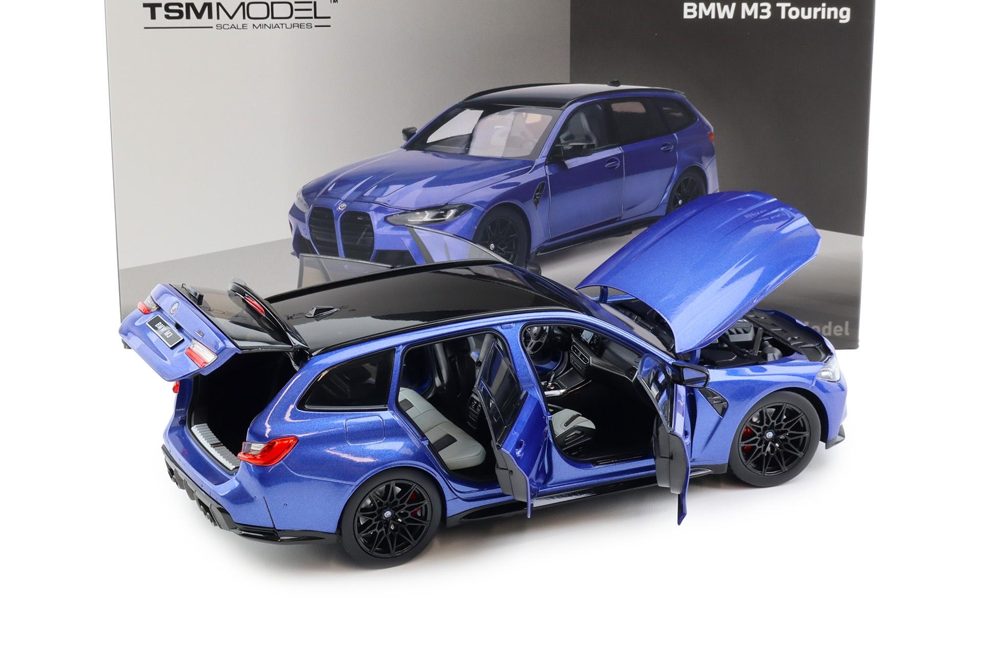 1:18 TSM Model BMW M3 Touring G81 Portimao blue metallic 2023