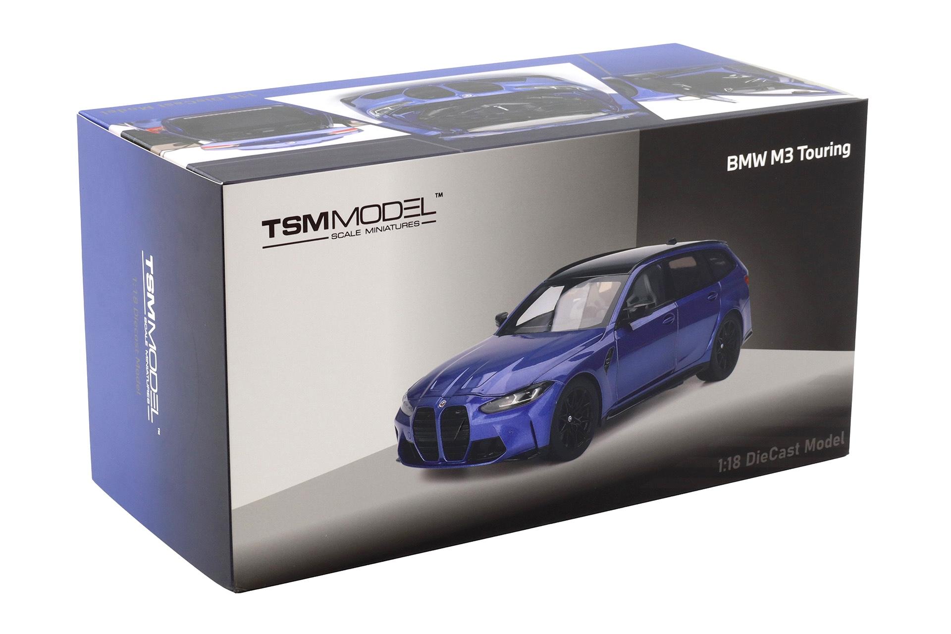 1:18 TSM Model BMW M3 Touring G81 Portimao blue metallic 2023