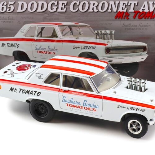 1:18 ACME 1965 Dodge Coronet AWB 426 Hemi Mr. Tomato white/ red