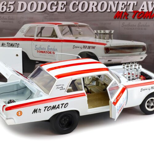 1:18 ACME 1965 Dodge Coronet AWB 426 Hemi Mr. Tomato white/ red
