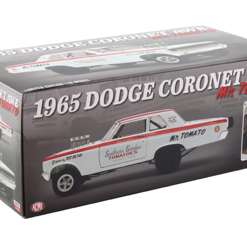 1:18 ACME 1965 Dodge Coronet AWB 426 Hemi Mr. Tomato white/ red