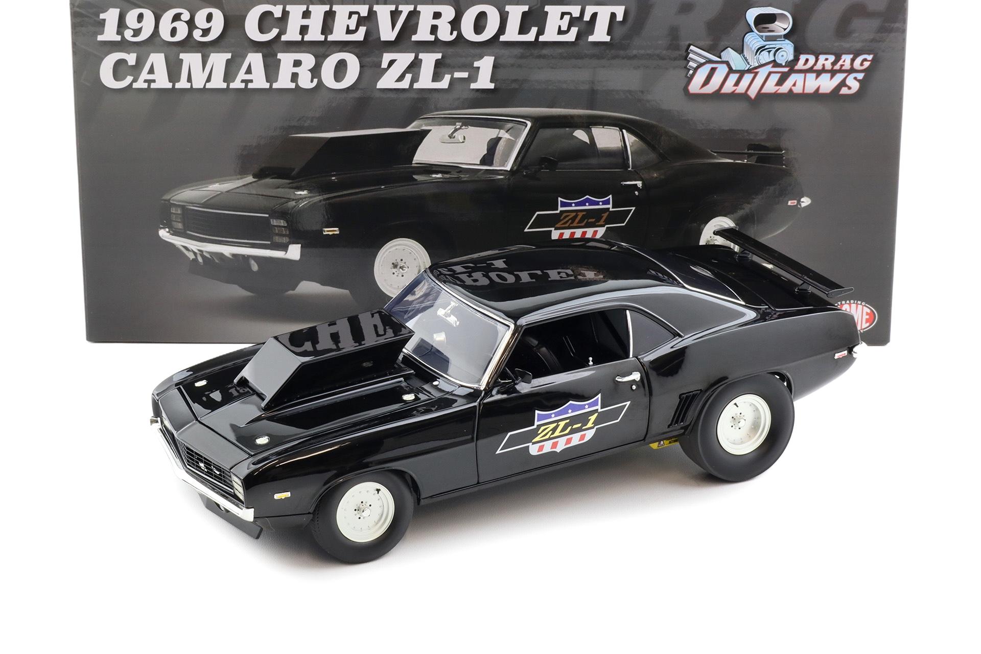 ID 115217.jpg 1:18 ACME 1969 Chevrolet Camaro ZL-1 Drag Outlaws black
