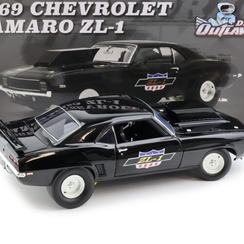 1:18 ACME 1969 Chevrolet Camaro ZL-1 Drag Outlaws black