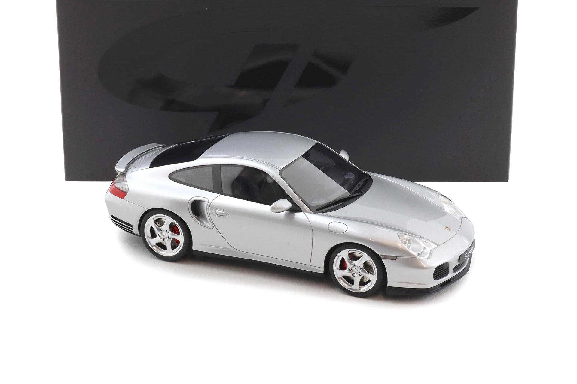 1:18 GT Spirit GT567 Porsche 911 996 Turbo Coupe 2001 Polar silver metallic