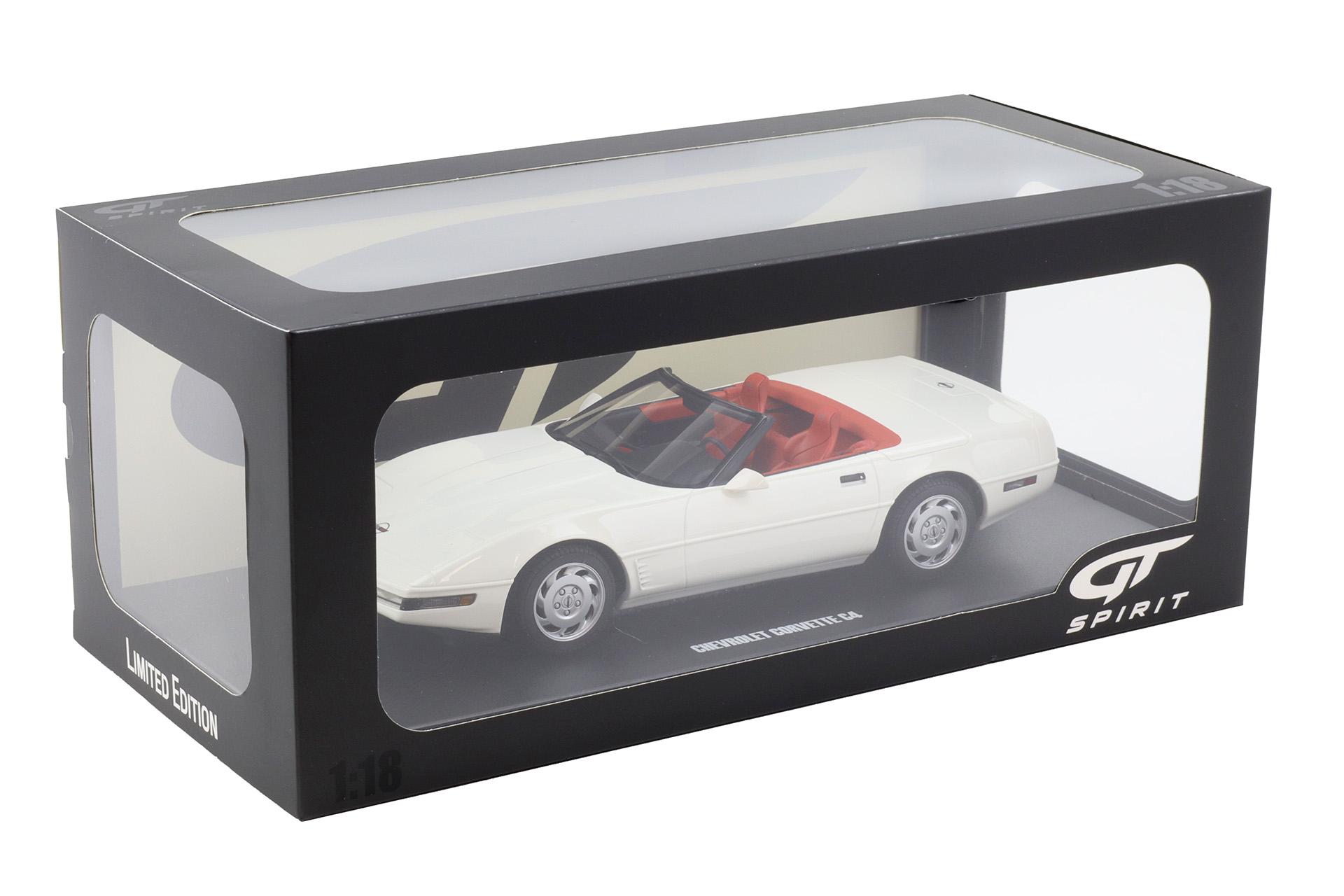 1:18 GT Spirit GT580 Chevrolet Corvette C4 Convertible 1995 Arctic white