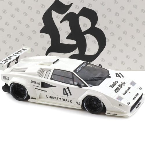 1:18 GT Spirit Z356-WH Lamborghini Countach LB-WORKS Liberty Walk 2023 white