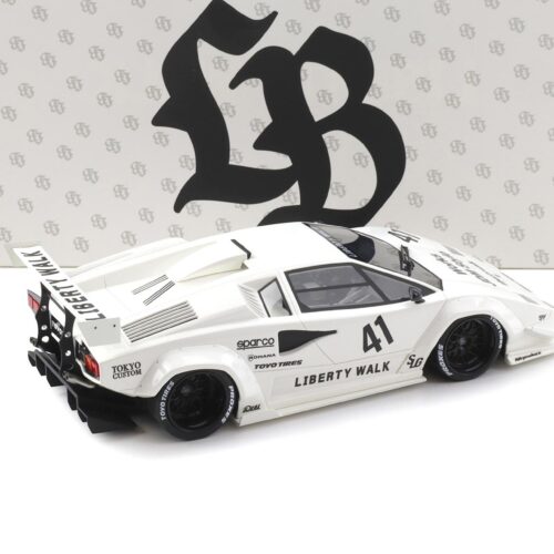 1:18 GT Spirit Z356-WH Lamborghini Countach LB-WORKS Liberty Walk 2023 white