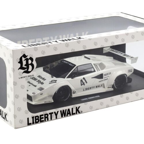 1:18 GT Spirit Z356-WH Lamborghini Countach LB-WORKS Liberty Walk 2023 white