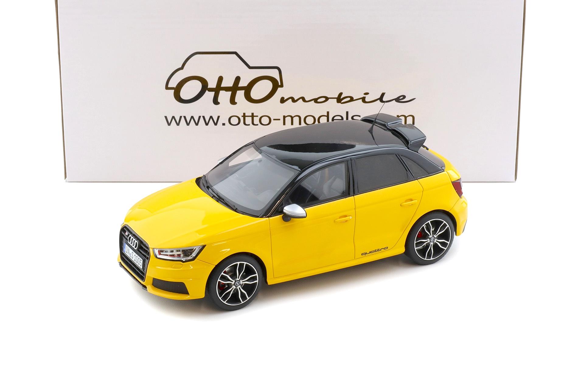 1:18 OTTO mobile OT1246 Audi S1 Sportback 2015 Vegas yellow