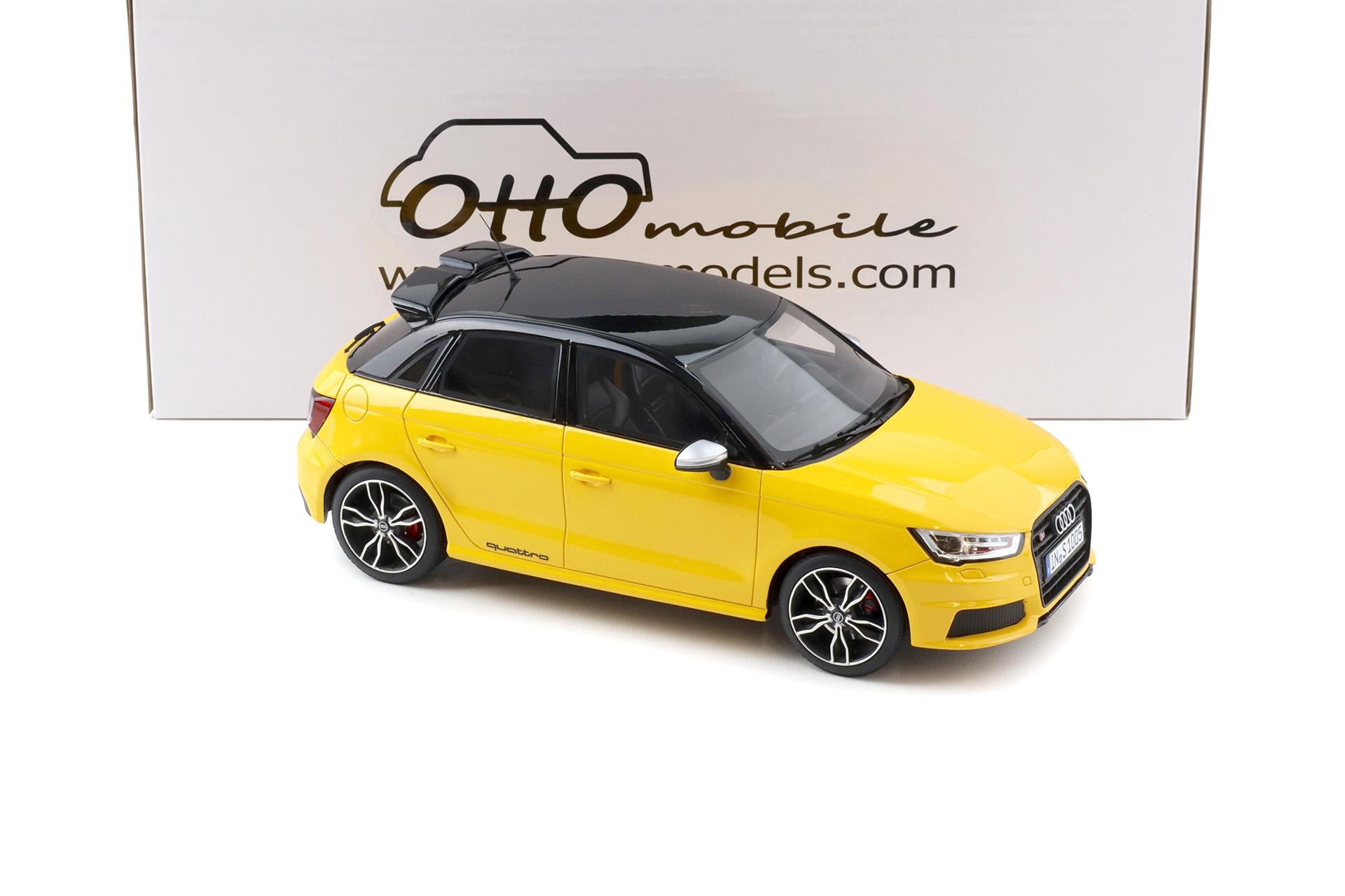 1:18 OTTO mobile OT1246 Audi S1 Sportback 2015 Vegas yellow