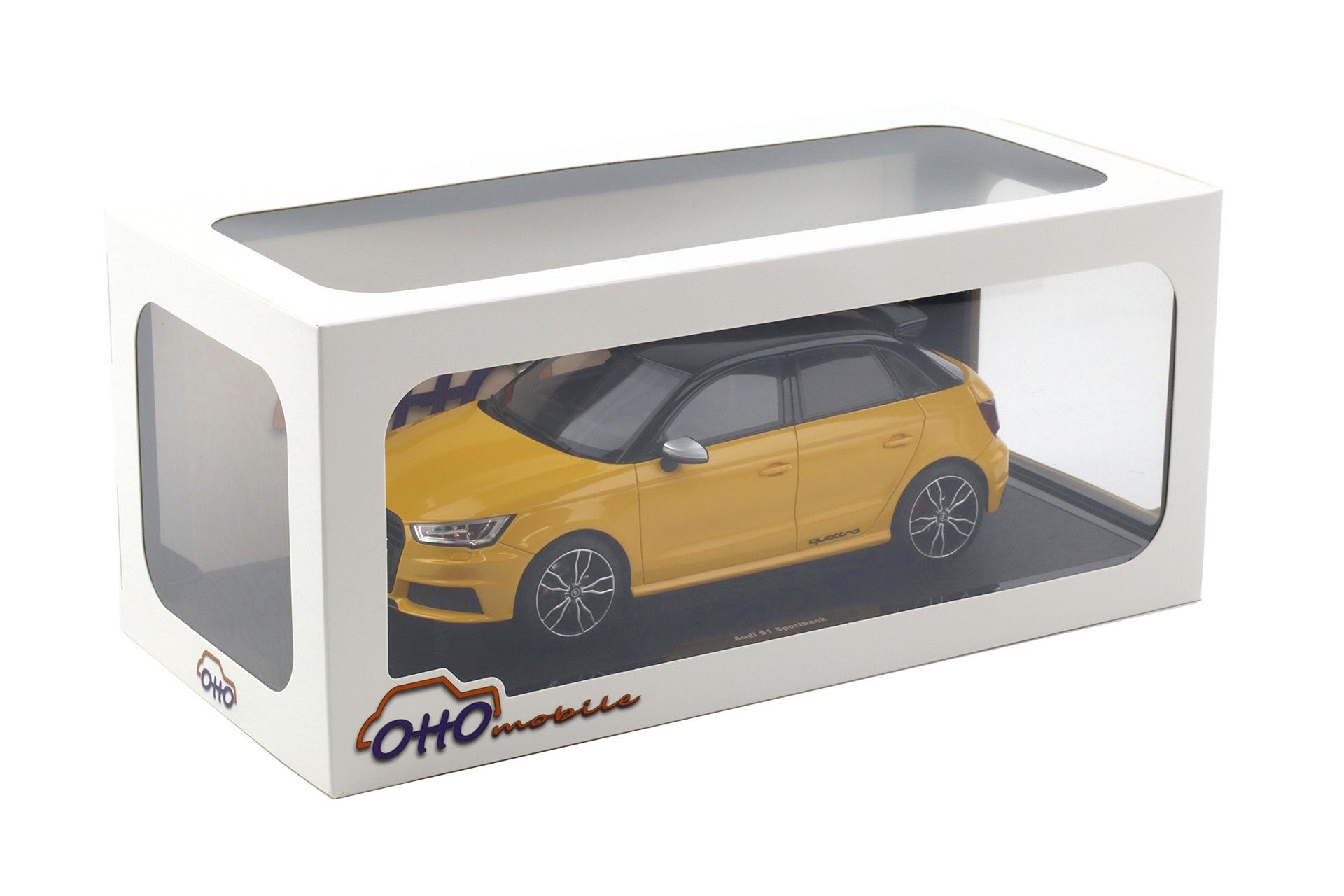 1:18 OTTO mobile OT1246 Audi S1 Sportback 2015 Vegas yellow