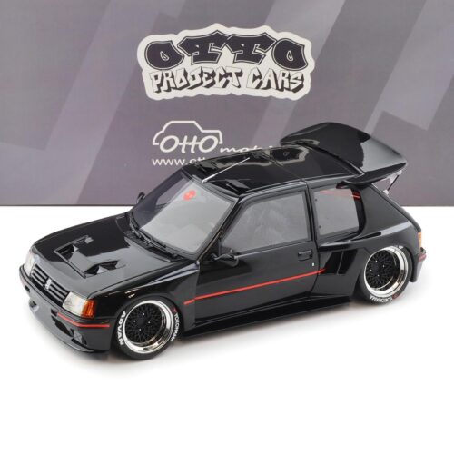 1:18 OTTO mobile OT1257 Peugeot 205 Khyzyl Saleem black 2018