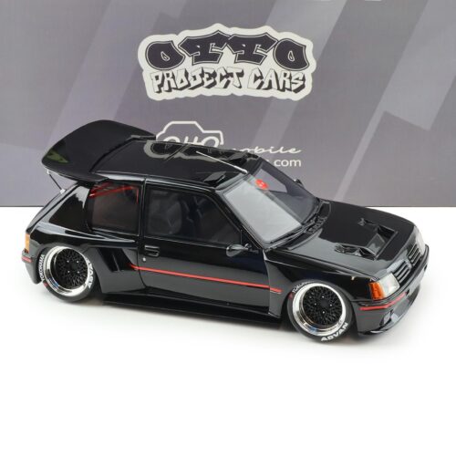1:18 OTTO mobile OT1257 Peugeot 205 Khyzyl Saleem black 2018
