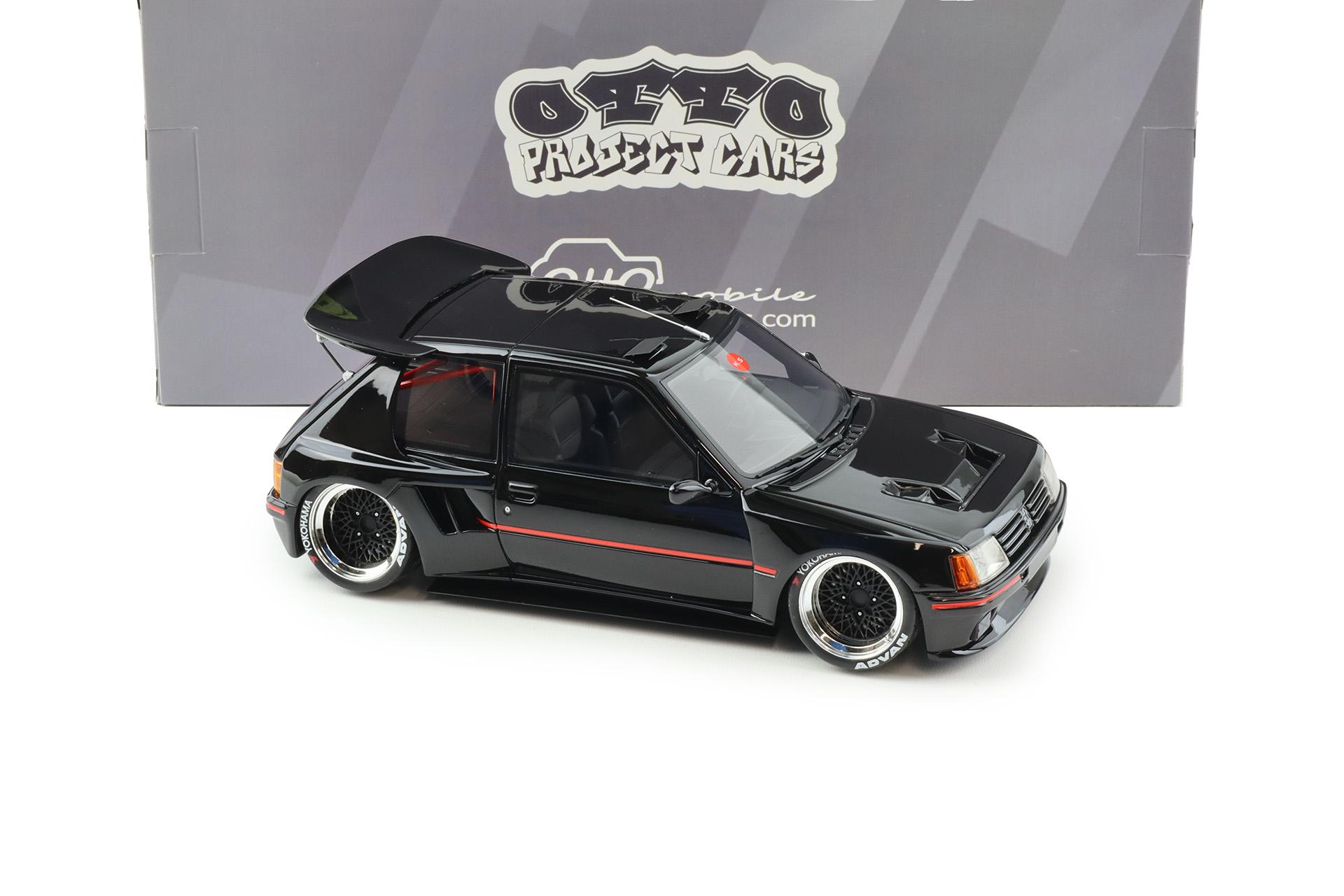 1:18 OTTO mobile OT1257 Peugeot 205 Khyzyl Saleem black 2018