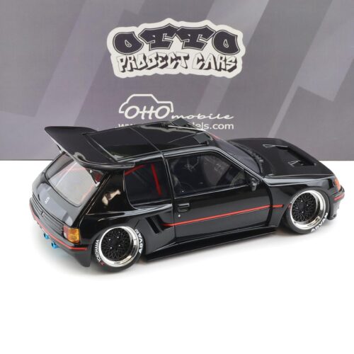 1:18 OTTO mobile OT1257 Peugeot 205 Khyzyl Saleem black 2018
