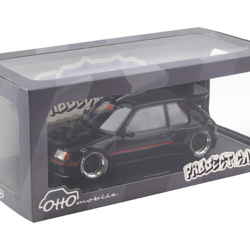 1:18 OTTO mobile OT1257 Peugeot 205 Khyzyl Saleem black 2018