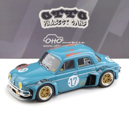 1:18 OTTO mobile OT1268 Renault Dauphine La Brute blue with Patina 2024