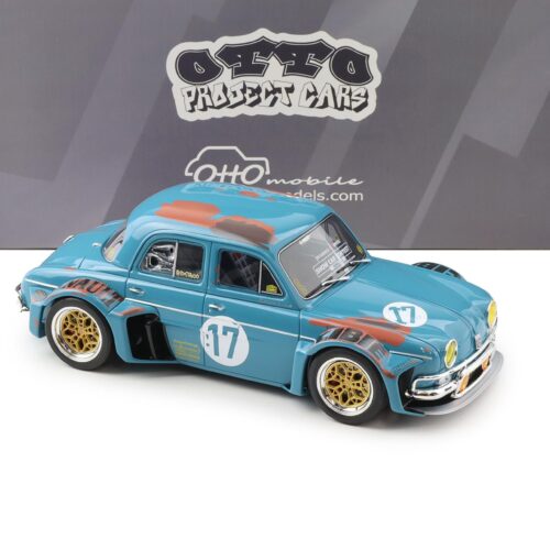 1:18 OTTO mobile OT1268 Renault Dauphine La Brute blue with Patina 2024