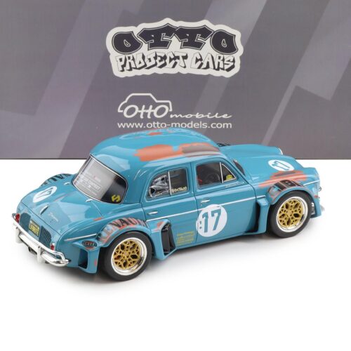 1:18 OTTO mobile OT1268 Renault Dauphine La Brute blue with Patina 2024