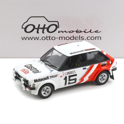 1:18 OTTO mobile OT1271 Ford Fiesta 1600 Gr.2 Rally Monte Carlo 1979 #15 Clark