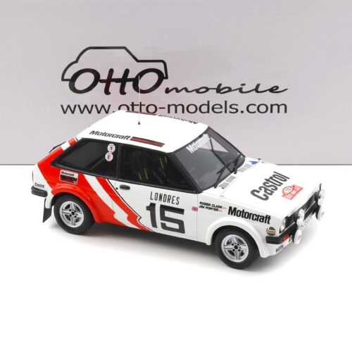 1:18 OTTO mobile OT1271 Ford Fiesta 1600 Gr.2 Rally Monte Carlo 1979 #15 Clark
