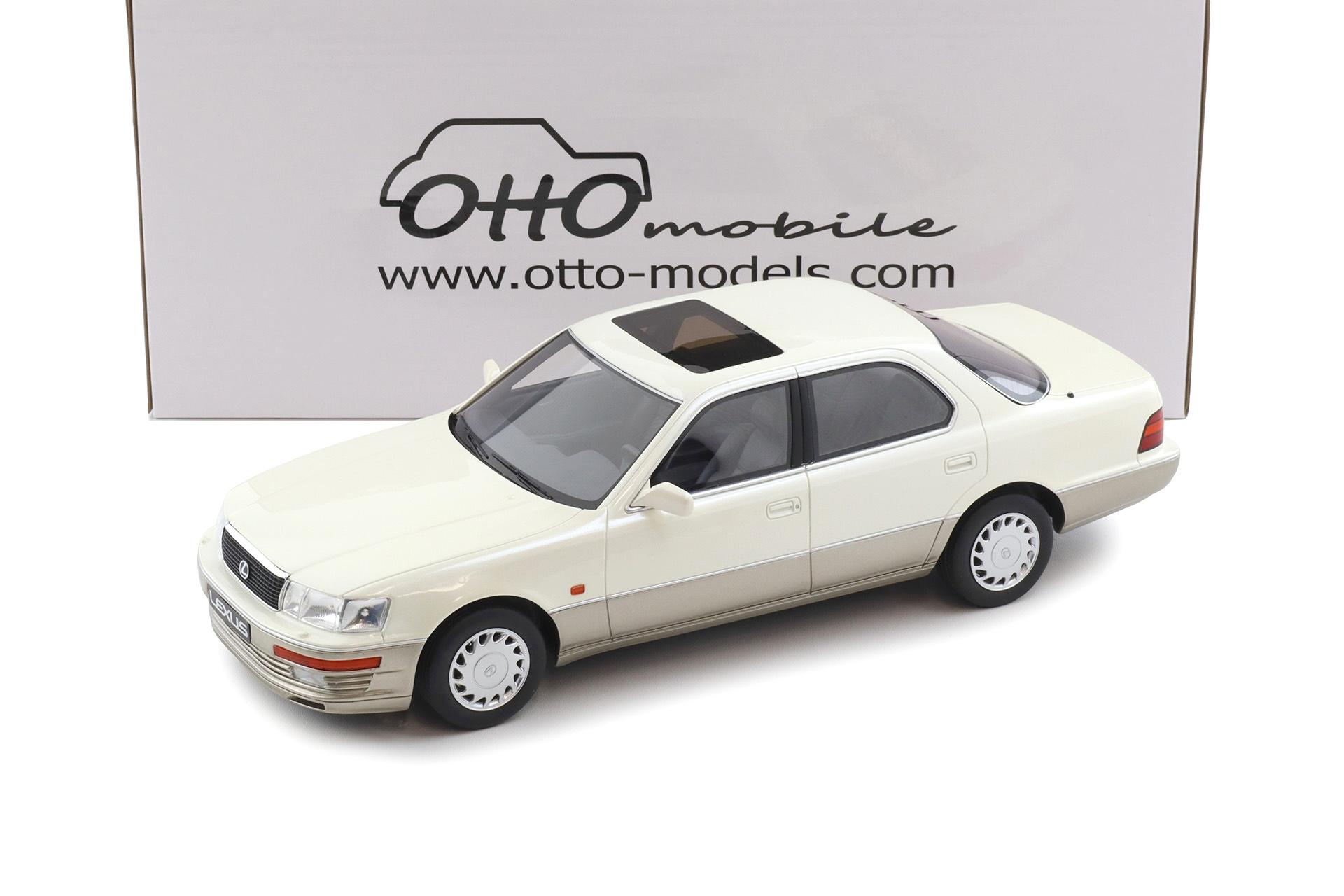 1:18 OTTO mobile OT1277 Lexus LS400 Limousine 1992 Diamond white pearl