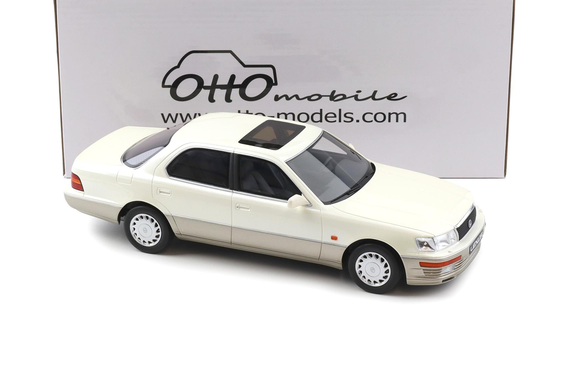 1:18 OTTO mobile OT1277 Lexus LS400 Limousine 1992 Diamond white pearl