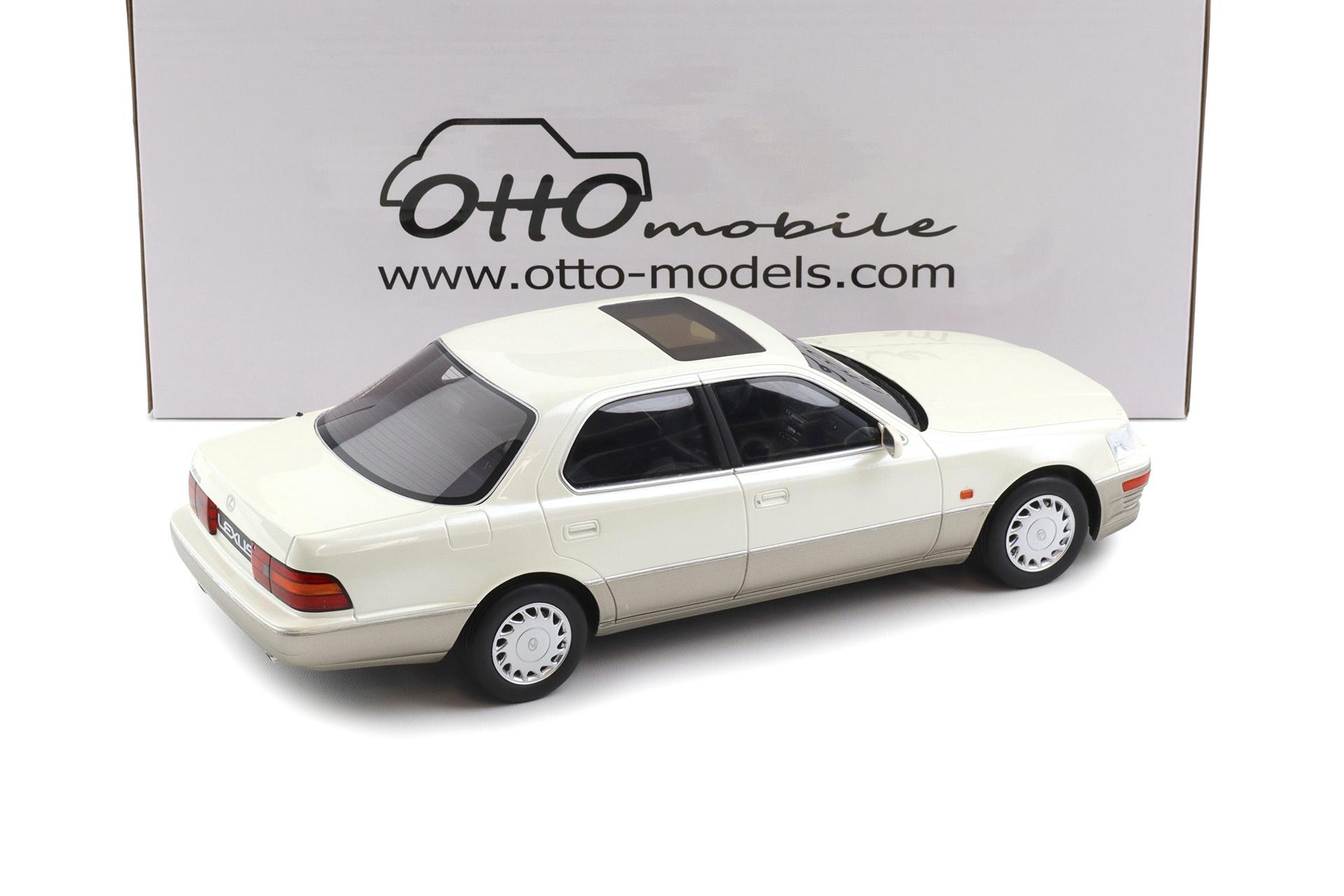 1:18 OTTO mobile OT1277 Lexus LS400 Limousine 1992 Diamond white pearl