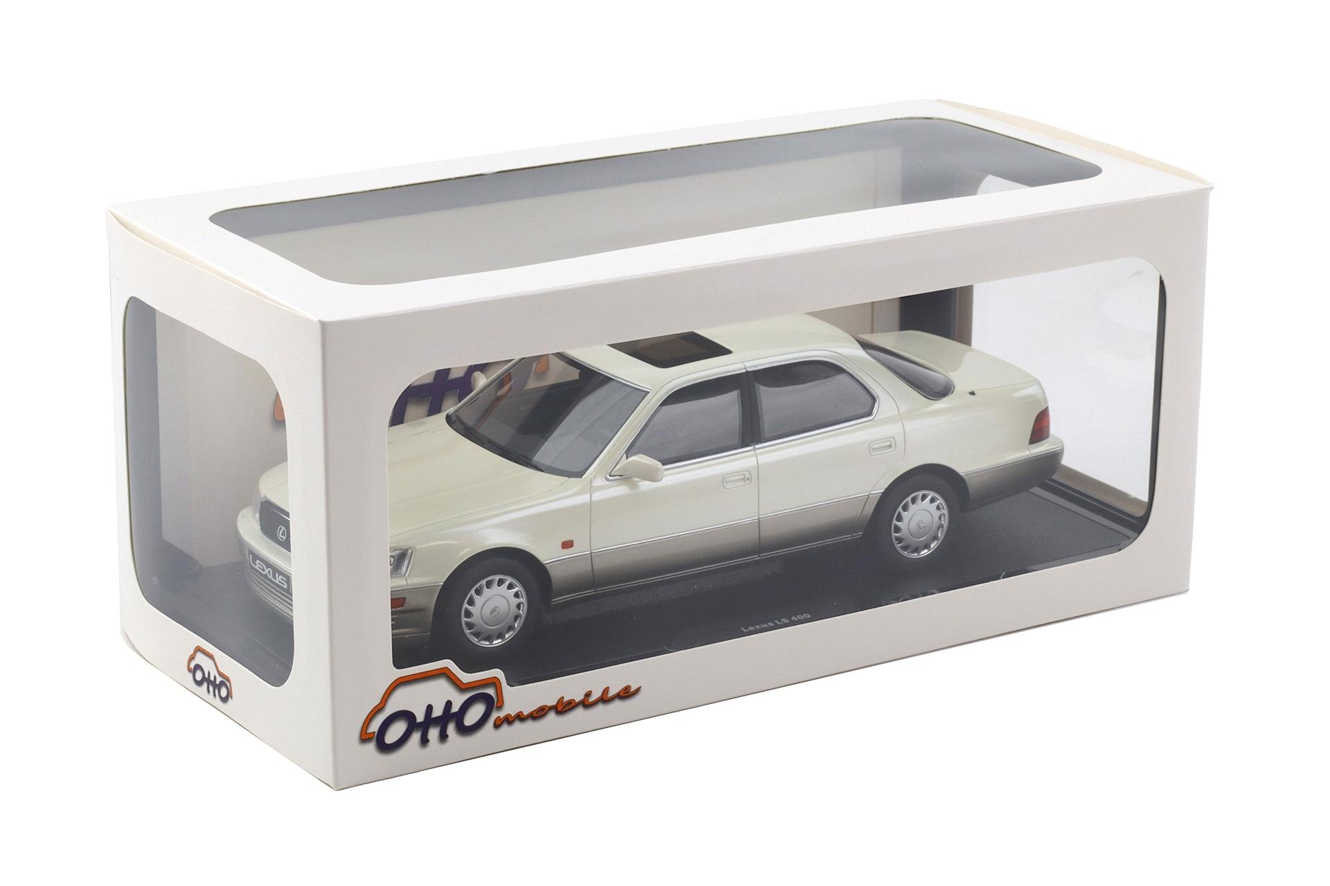 1:18 OTTO mobile OT1277 Lexus LS400 Limousine 1992 Diamond white pearl