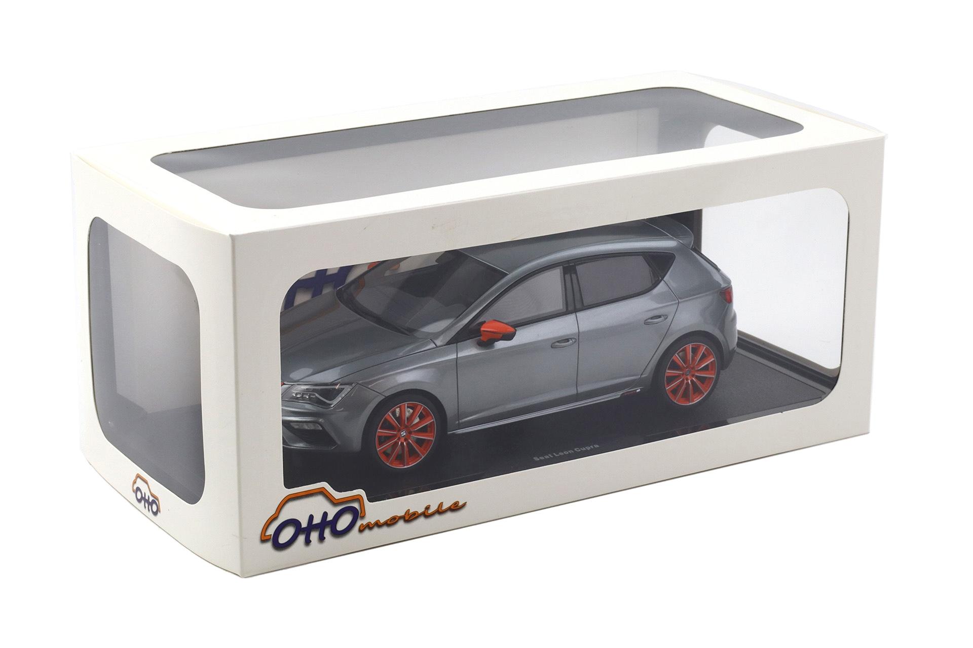 1:18 OTTO mobile OT1306 Seat Leon Cupra MK3 Performance Pack 2018 Monsoon grey