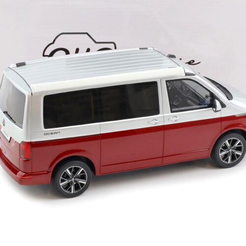 1:18 OTTO mobile OT1342 VW T6.1 California Ocean 2021 red/ silver