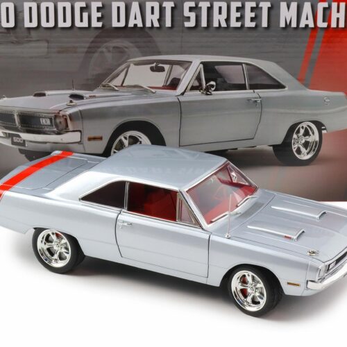 1:18 ACME 1970 Dodge Dart 440 Street Machine Custom Titanium silver