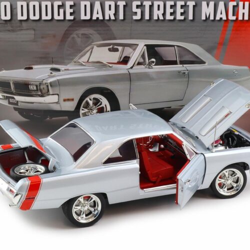 1:18 ACME 1970 Dodge Dart 440 Street Machine Custom Titanium silver