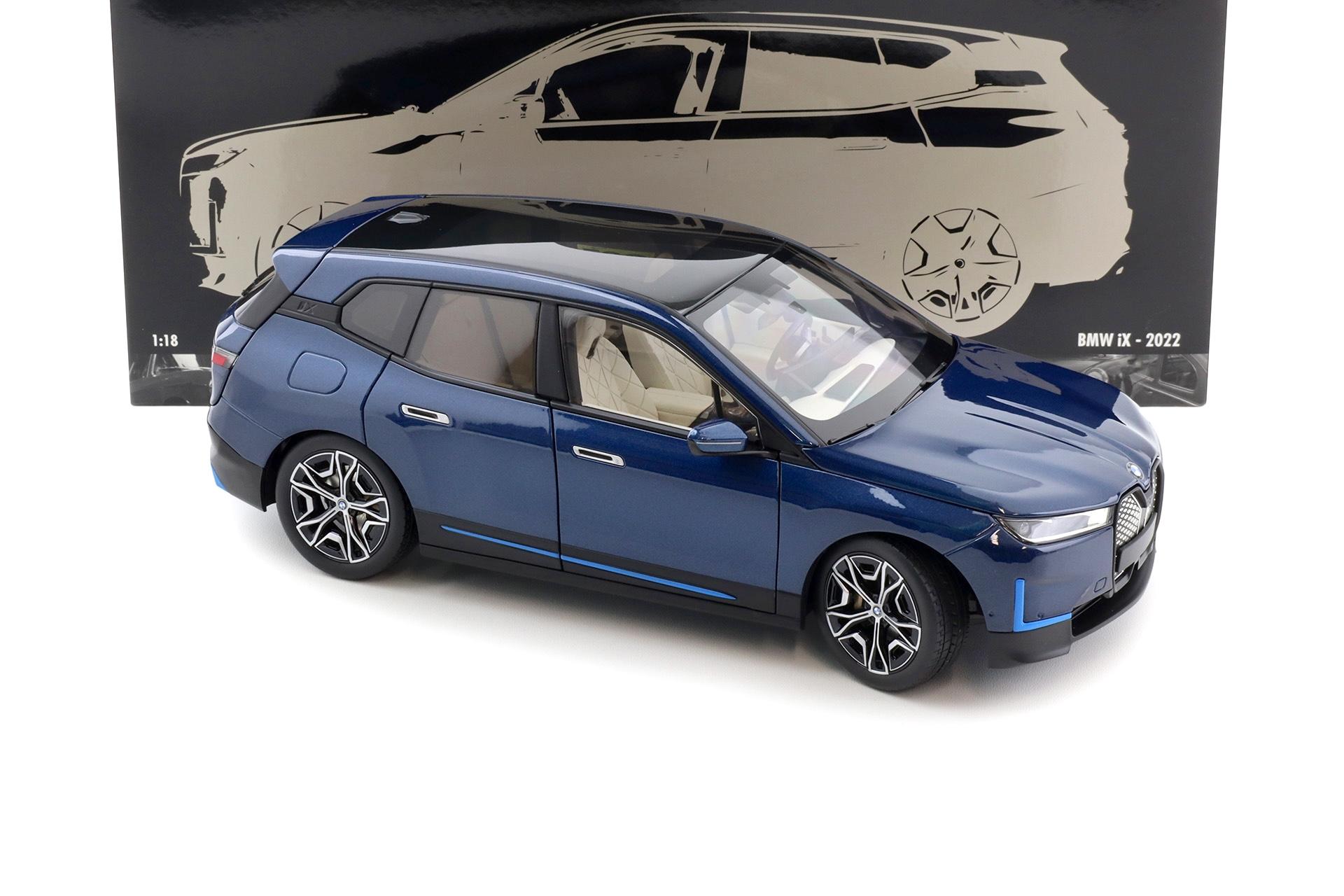 1:18 Minichamps BMW iX 2022 blue metallic