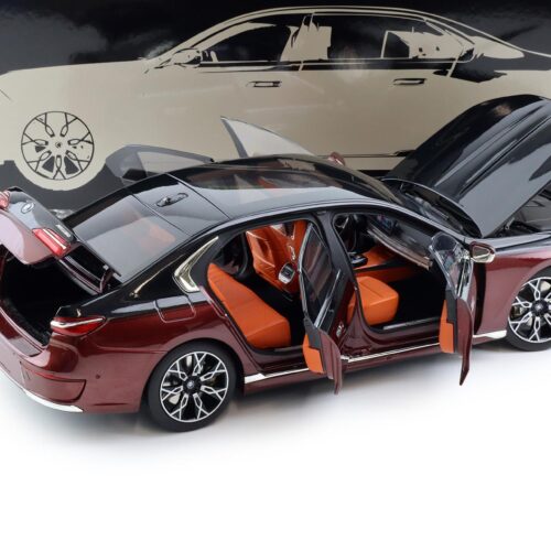 1:18 Minichamps BMW i7 Limousine 2022 black/ red metallic