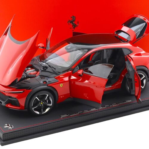 1:18 BBR Ferrari Purosangue Rosso Corsa red DIECAST with Showcase - Limited 155 pcs.