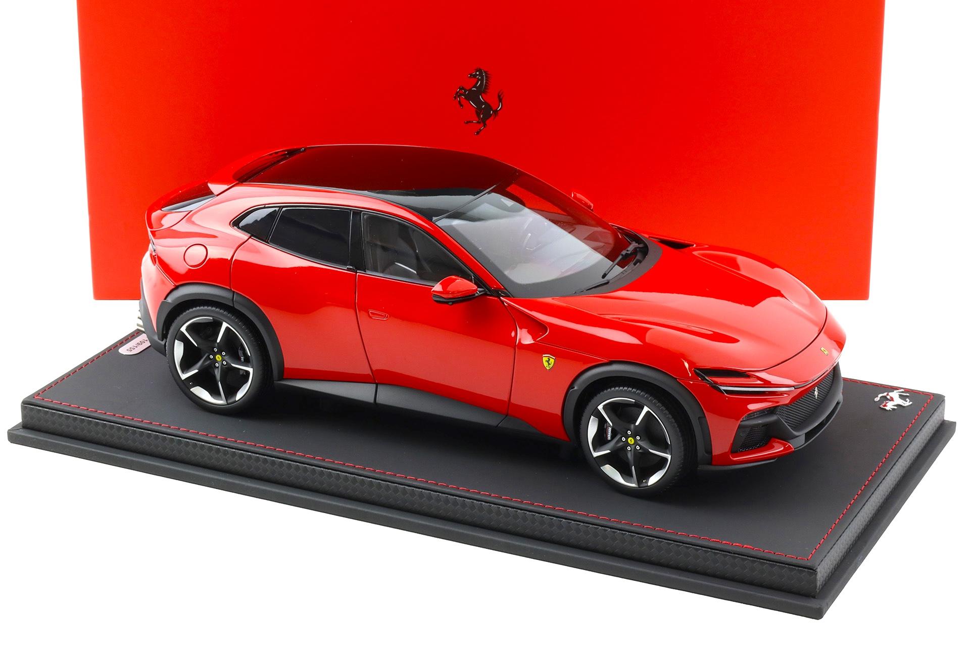 1:18 BBR Ferrari Purosangue Rosso Corsa red DIECAST with Showcase - Limited 155 pcs.