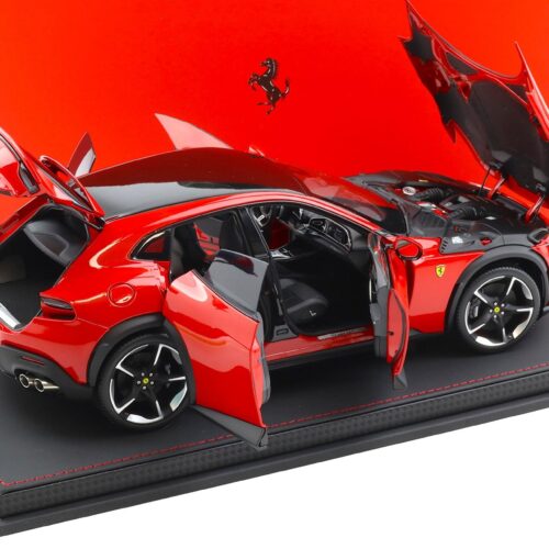 1:18 BBR Ferrari Purosangue Rosso Corsa red DIECAST with Showcase - Limited 155 pcs.