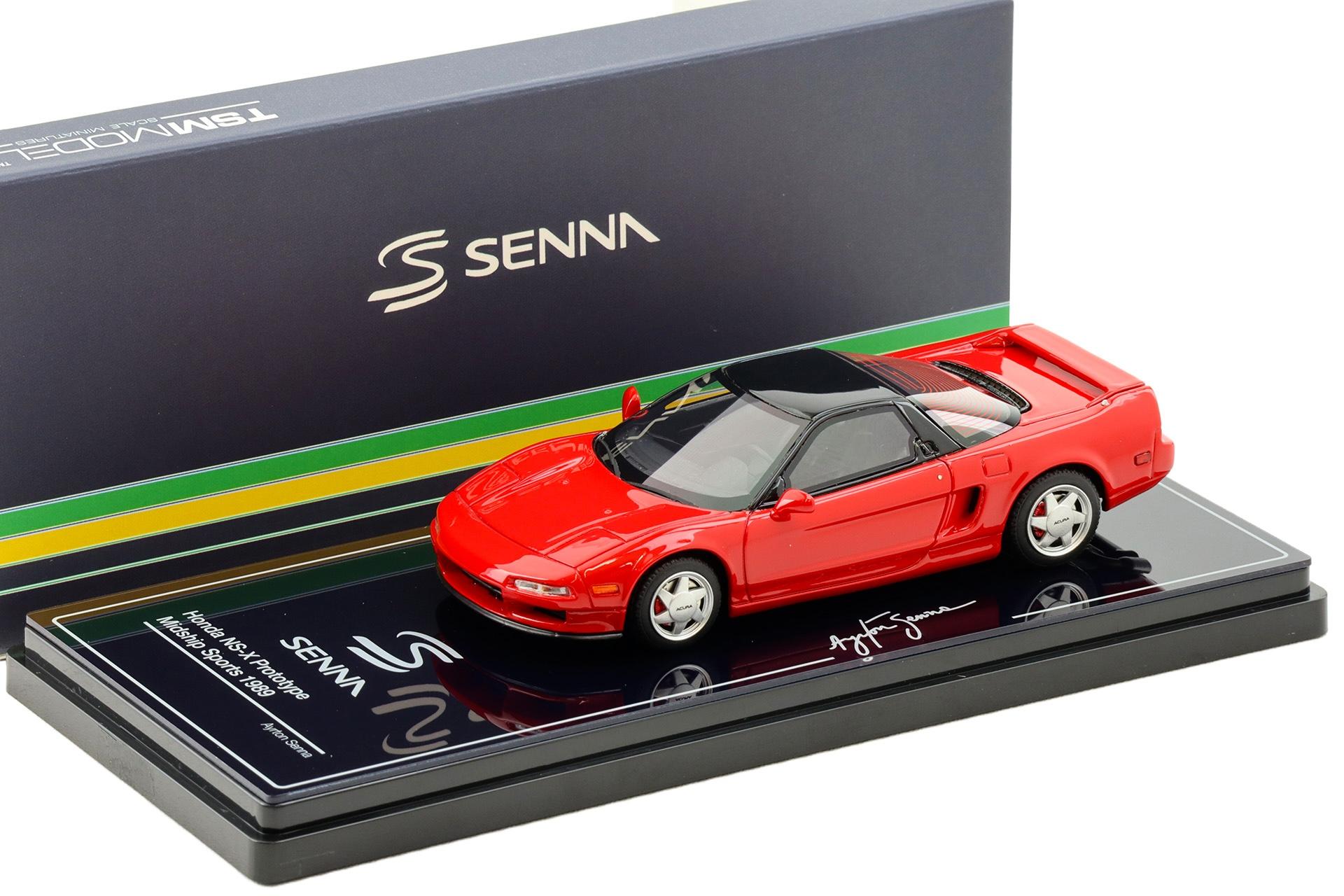 1:43 TSM Model Honda NS-X Prototype Midship Sports 1989 red Ayrton Senna