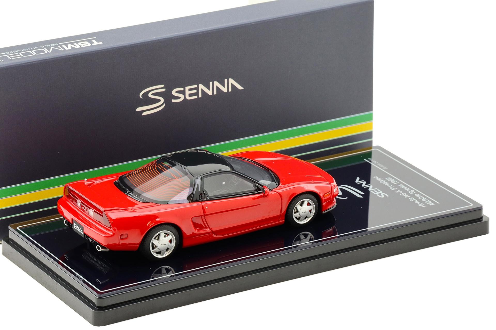 1:43 TSM Model Honda NS-X Prototype Midship Sports 1989 red Ayrton Senna