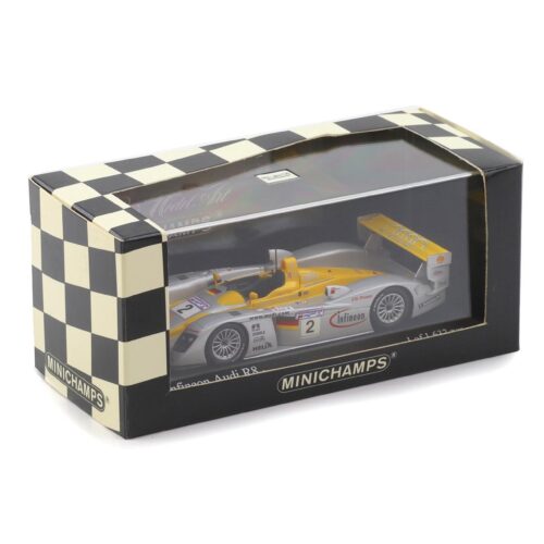 1:43 Minichamps Infineon Audi R8 Le Mans 24h 2002 Capello/ Herbert #2